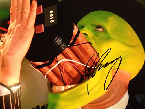 Jim Carrey MASK Original Autograph w/ COA - Click Image to Close